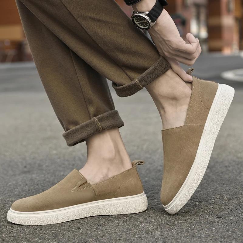 Модные весенние мужские повседневные мокасины, модные деловые туфли на мягкой подошве, прогулочные туфли, люксовый бренд, платье без застежек, спортивная обувь для отдыха на открытом воздухе, нескользящая