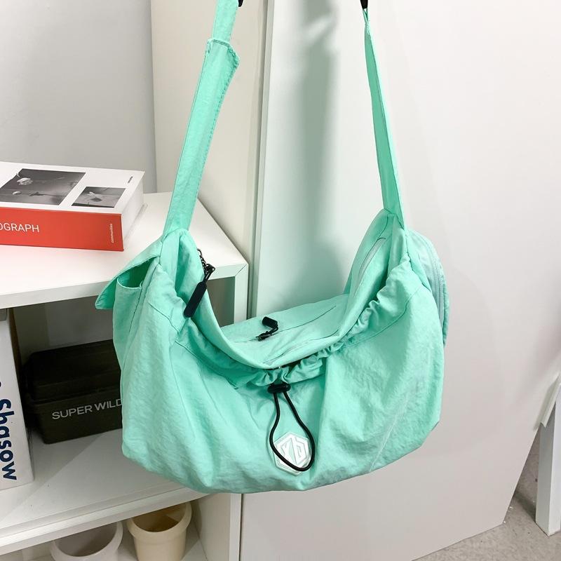 Japanese Simple Messenger Bag Women'S Autumn And Winter Leisure Large-Capacity Dumpling Bag Class Bag Commuter Shoulder Bag