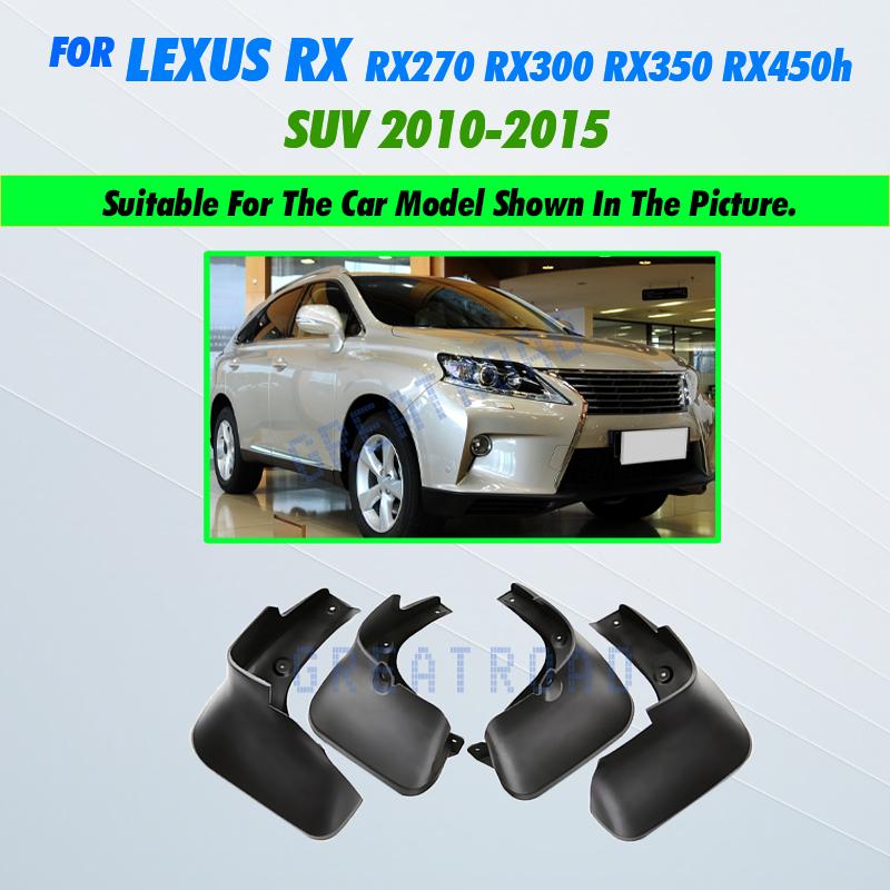 Автомобильные брызговики для LEXUS RX RX270 RX300 RX350 RX450H 2010-2015 Брызговики Брызговики