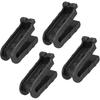 Universal Front Wiper Blade Arm Adapter Clip J Hook Type C - Pack of 4 Black Replacement