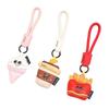 Funny Coffee Cup Shape Keychain Cartoon Car Key Ring Simulation Food Ice Cream Pendant  Girl