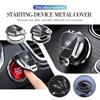 Car Keyless One Click Start Stop Switch Button Ring Decorative Sticker For Giulietta GT 159 147 156 Mito Brera Giulia RY7