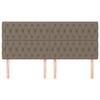 Tête de lit - Maison Exclusive - Taupe - 200 x 7 x 118/128 cm - Hauteur réglable