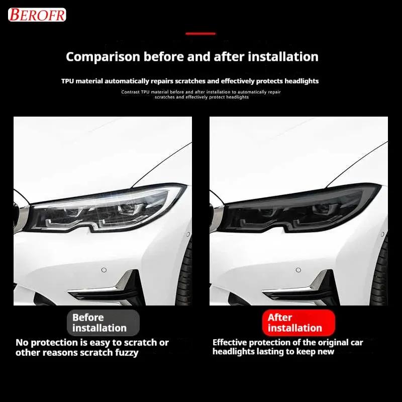 Защитная пленка для покраски из ТПУ для BYD Sealion 7 EV 2024 2025 Автомобильная передняя пленка для фар Защитная от царапин