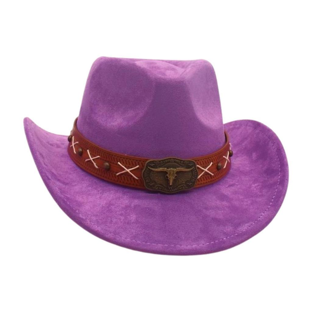 Newwestern Cowboy Hat Resort Style Performance Stage Jazz Hat Men And Women Niche Ethnic Style Top Hat