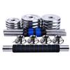 Electroplated Adjustable Dumbbell Barbell Set