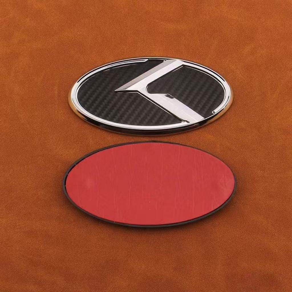 VTMI5 Car Front Grille Rear Logo Auto Emblem Sticker Accessories For Kia GT-Line Sportage Ceed Rio Picanto Sorento Soul Cerato Venga