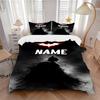 Custom Textile Batman Poster Bedding 3 Piece Set HD Print Duvet Cover Pillowcases for Teens Adult Bedroom Decoration