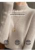 Women's Slim Fit Wool Sweater - Half-High Neck, Long Sleeve, Warm Autumn Winter Knit Base Layer
