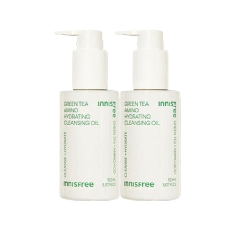Nnisfree Green Tea Amino Hydrating Cleansing Oil 150ml | Moisturizing Makeup Remover for Sensitive Skin