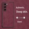 Однотонный чехол из натуральной кожи для Infinix Hot70 - Защитный чехол в деловом стиле
