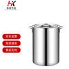Сверхтолстое Storage Bucket из нержавеющей стали 304 с крышкой