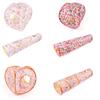 Printed Cat Play Tunnel Foldable Cat Channel Universal Cat Tent Nest  Interactive  Fun Toy