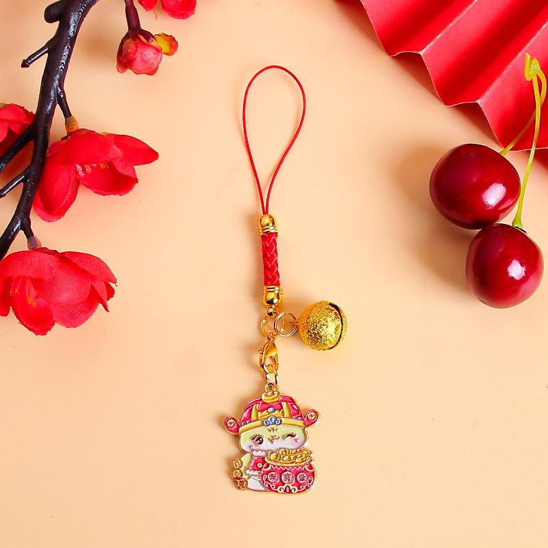 Милый мультфильм китайский Новый год зодиак змея брелок год змеи счастливый брелок подвески сумка подвеска украшение подарки