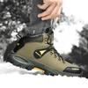 Men's Winter PU Shoes Warm High-top Men Winter Shoes Big Size39-47
