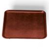 FRP New Square Cloth Grain Tray with Lacquer Made In Dishwasher Safe J-Kitchens 1-inch (Tray/Tray) Non-Slip Finish, 33cm, Japan,
