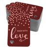 Inkdotpot Gold Foil Paper Hang Tags Made With Love Text Favor Tags 100 Pack