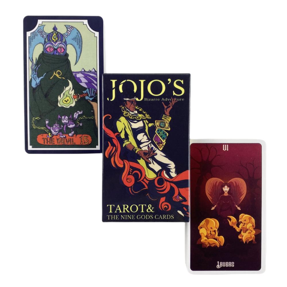 Аниме JoJo Bizarre Adventure Карты Таро Гадания Колода Английские Версии Издание Оракул Настольные Игры Настольные Игры Для Вечеринки