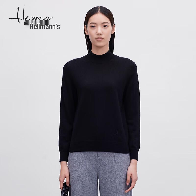 Haier Mans Women's Half-High Collar Long Sleeve Cashmere Sweater
