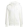 adidas Худи с капюшоном на молнии Essentials French Terry с 3 полосками, цвет вне белого, мужское, уличное, IS1373