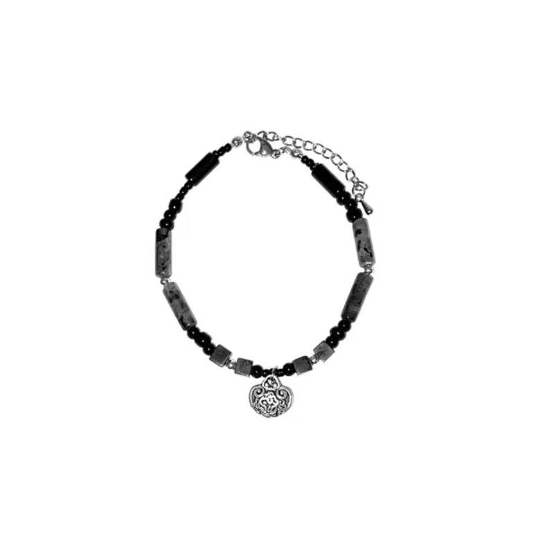 "Женский многослойный браслет из бисера": Элегантный китайский стиль, регулируемый плетеный дизайн.