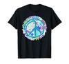 Flower Power PEACE Sign 2 Happy Fan Fun - T-shirt
