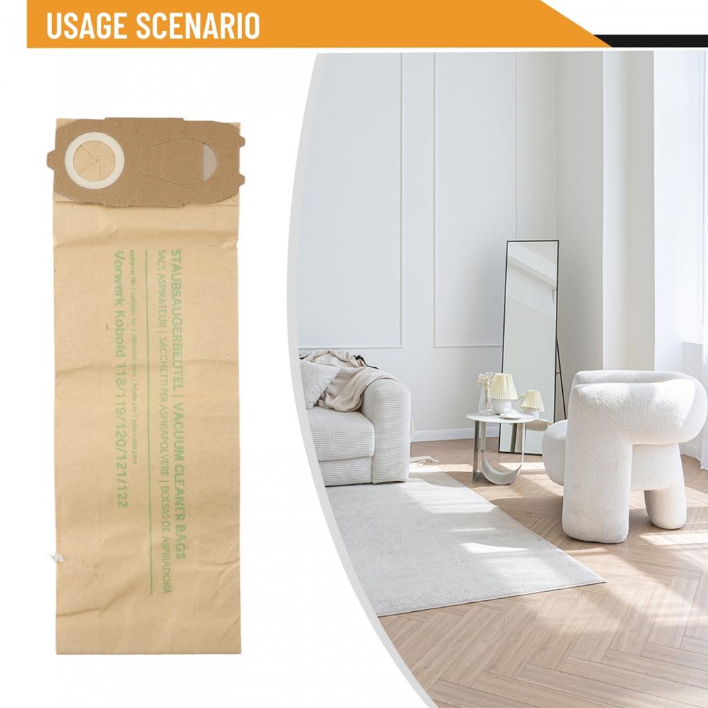 Запчасти для пылесоса 5*Мешки для пыли Подходят для+VK 118 119 120 121 122