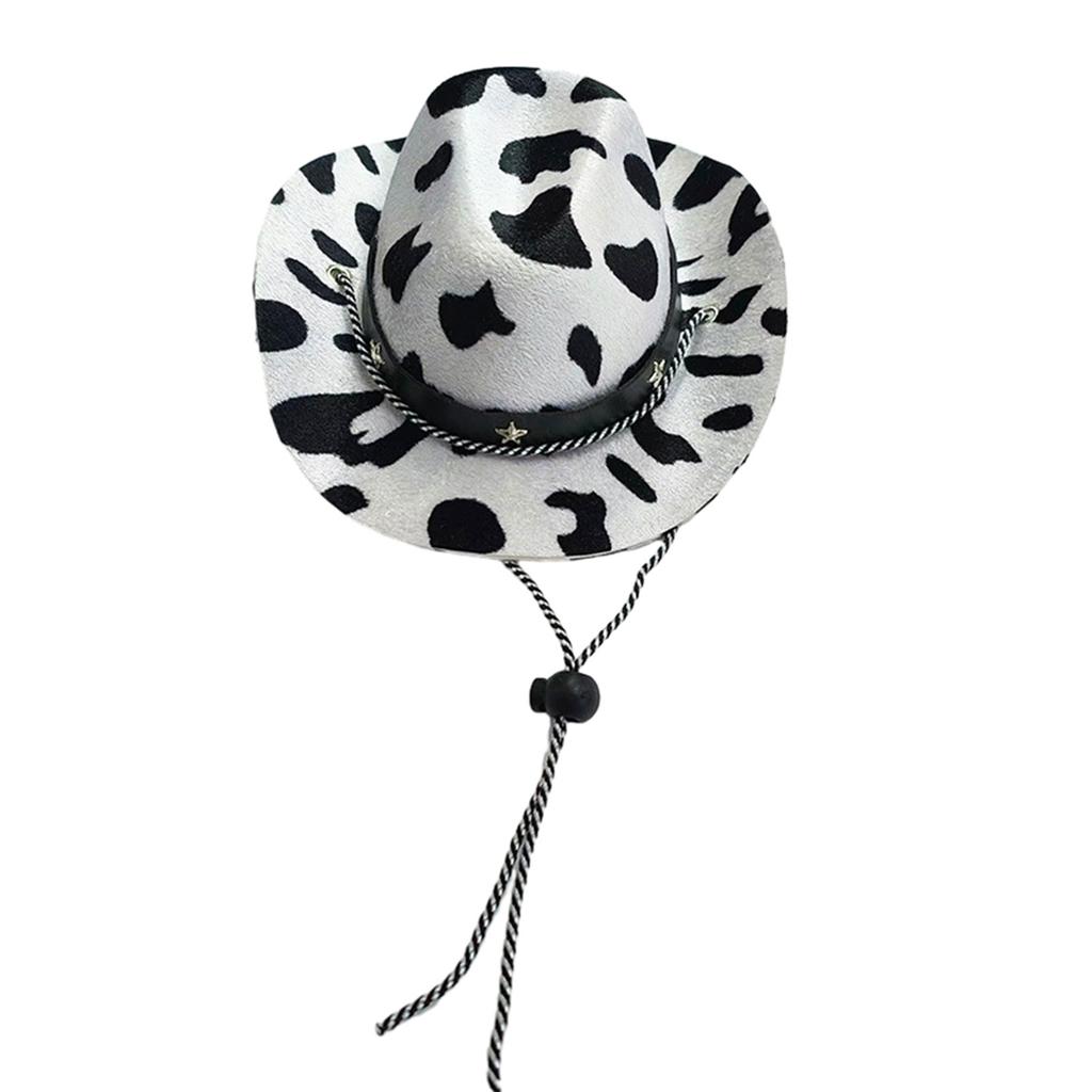Кепка ковбоя в стиле вестерн для кошек и собак, шляпа для косплея, регулируемый ремешок, кепка для домашних животных, шляпа для вечеринки с кошками