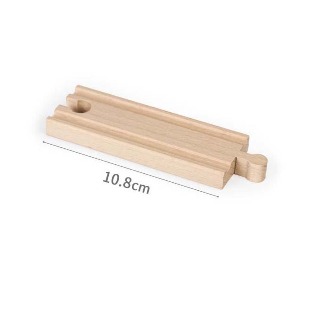 Children Wooden Track Accessories Train Track Toys Track Connector Toys Wooden Track Railway Toys