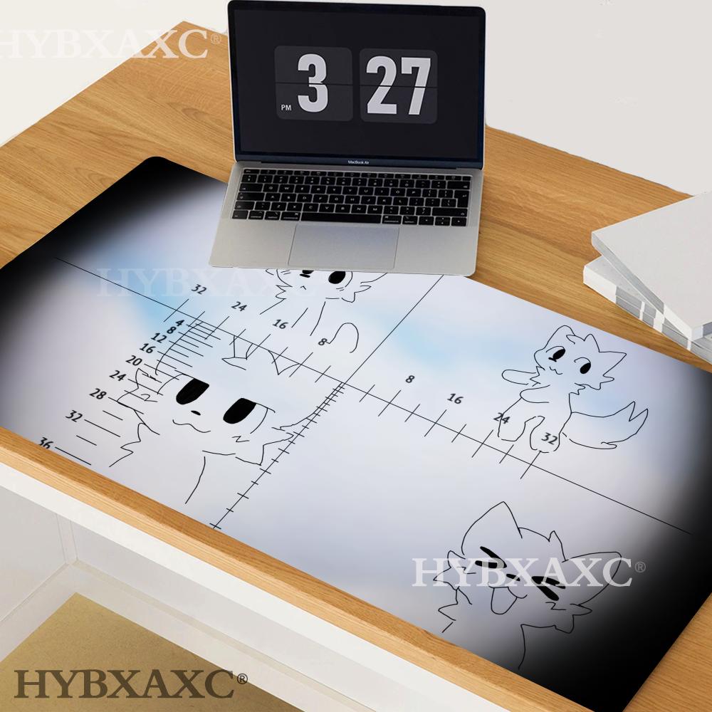 HYBXAXC Boykisser Silly Cat Cute Mouse Pad Nonslip Desk Mat PC Laptop Accessories Office Keyboard Large Gamers Decoracion