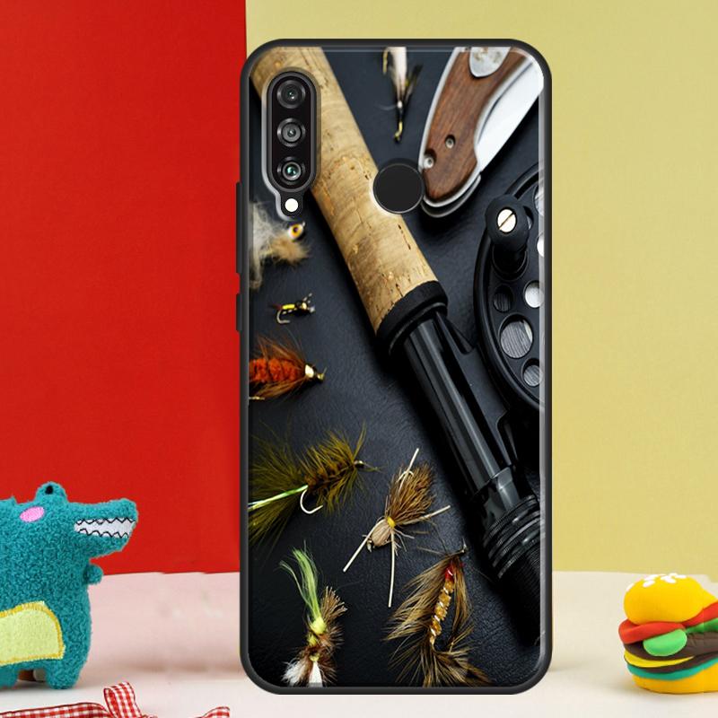 Рыболовный инструмент для удочки для Huawei Nova 12s 12i 11i 8i 9 10 SE Y91 Y90 Y60 Y70 Y72 Y61 P20 P40 P30 Lite P60 Pro Чехол