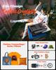 Hybrid Heat Press, 380 x 380 mm, 5-in-1 Multifunction, Heat Up Fast and Even, All-New Patented Design, Easy to Control, Sublimation Press Machine for