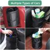 Car Rubbish Bin, Foldable Waste Bin Car Foldable Waste Bin, Car Portable Car Rubbish Bin for Hanging for Car Camping Travel