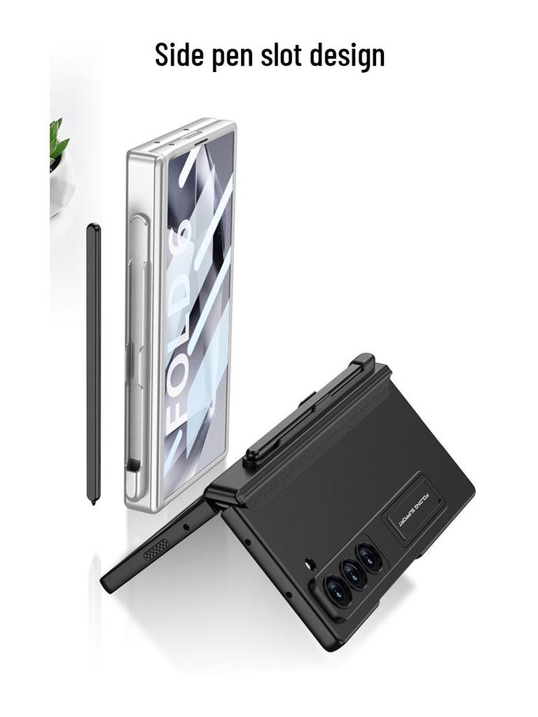 Магнитный чехол-книжка для Samsung Z Fold6 и Fold7 - Стильный новый дизайн