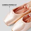 Professional Ballet Pointe Shoes Girls Women Ladies Satin Ballet Shoes With Ribbons
