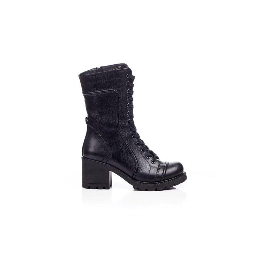 Женские удобные повседневные ботинки из натуральной кожи на каблуке