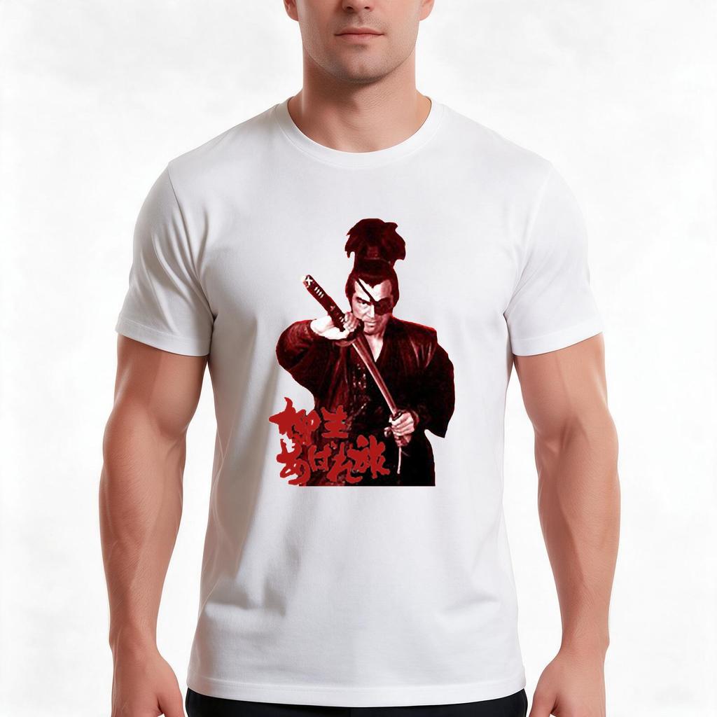 Sonny chiba TShirt Summer Casual Cotton Tee Oversized Streetwear Tops Vintage Graphic Print Loose Fit Short Sleeve