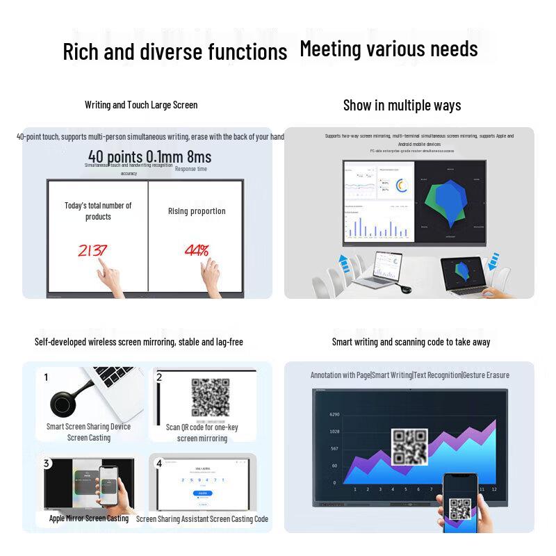 Honghe HD-86HT 86-inch Smart Interactive Flat Panel (CN version)