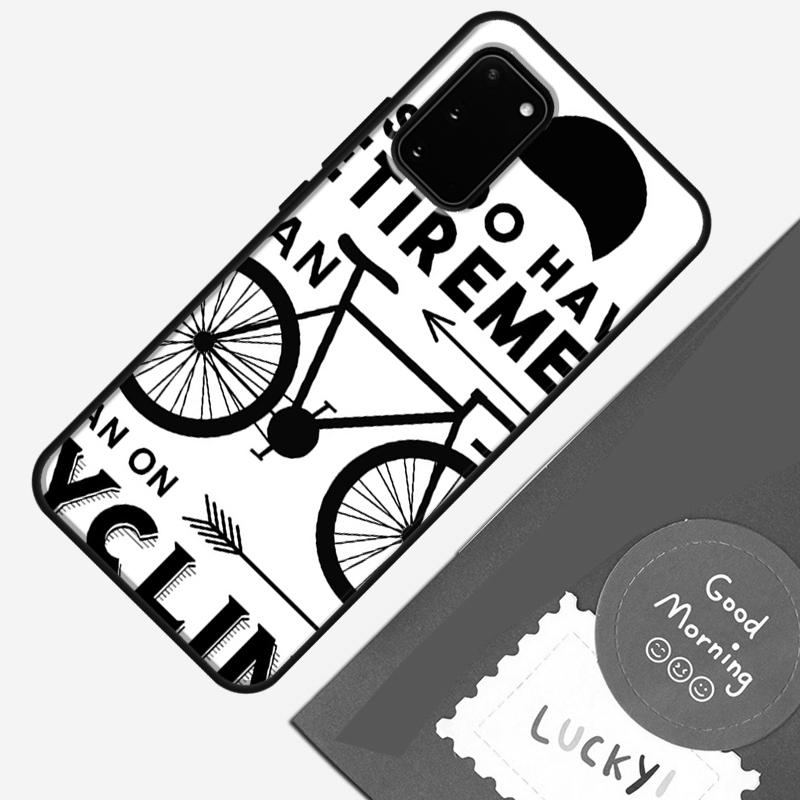 Cycling Bicycle Cycle Funny Phone Case For Samsung Galaxy S25 S26 Ultra S20 S21 S22 S23 S24 Plus S9 S10 S25 FE Cover Shell