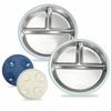 Divided Design Baby Sucker Dining Plate Kids Feeding Bowls  Toddle Training Tableware