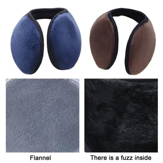 Унисекс зимние наушники Yousheng, толстые плюшевые наушники для защиты ушей, ветрозащитные, противоскользящие, с прочной строчкой, для езды на работу, на открытом воздухе, для катания на лыжах, декоративные наушники