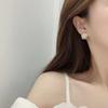 Earrings Jewelry Korea Alloy Pearl Flower Stud Earrings For Women
