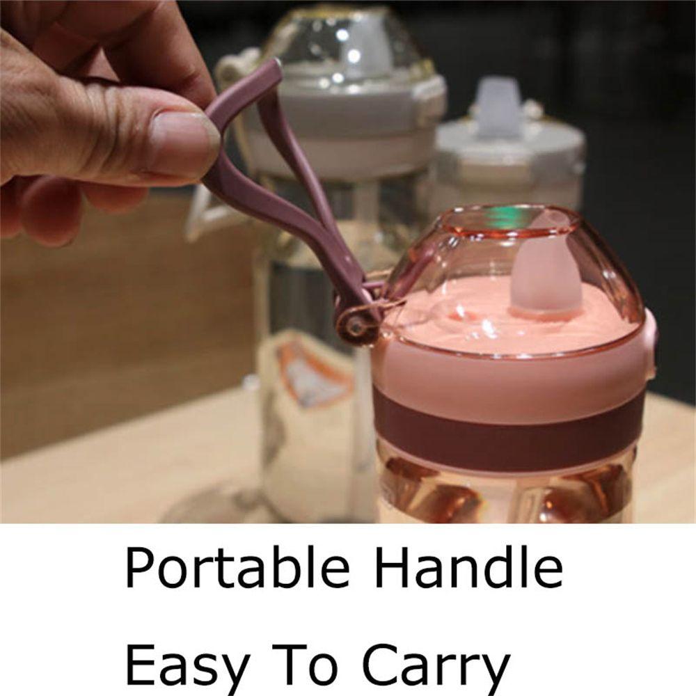 650 мл Портативная герметичная бутылка для спортзала, бутылка для воды с соломинкой, кружки для питья, бутылки для питья