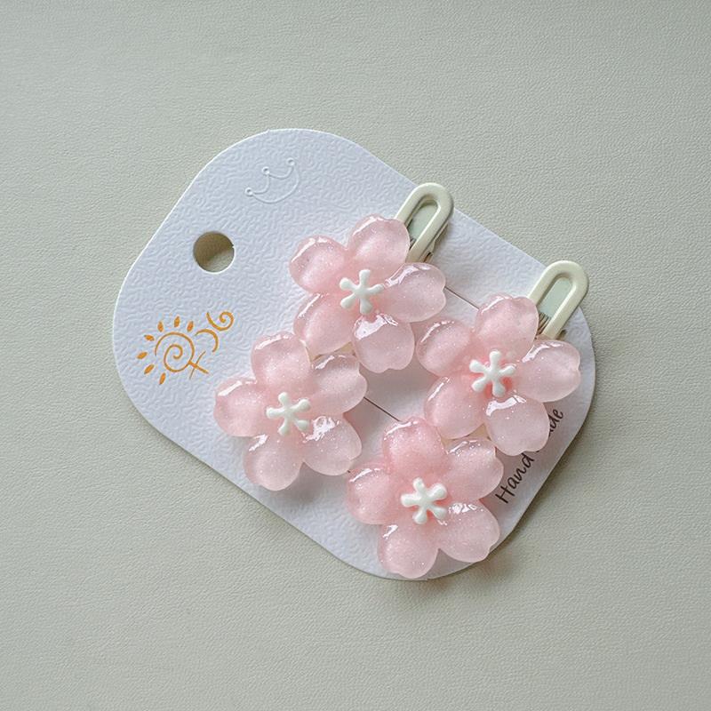Аниме Card Captor Sakura Милый Розовый Кремовый Цветок Bb Заколка Для Волос Боковая Заколка Для Волос Головной Убор Для Девочек Милые Заколки Украшения Подарок