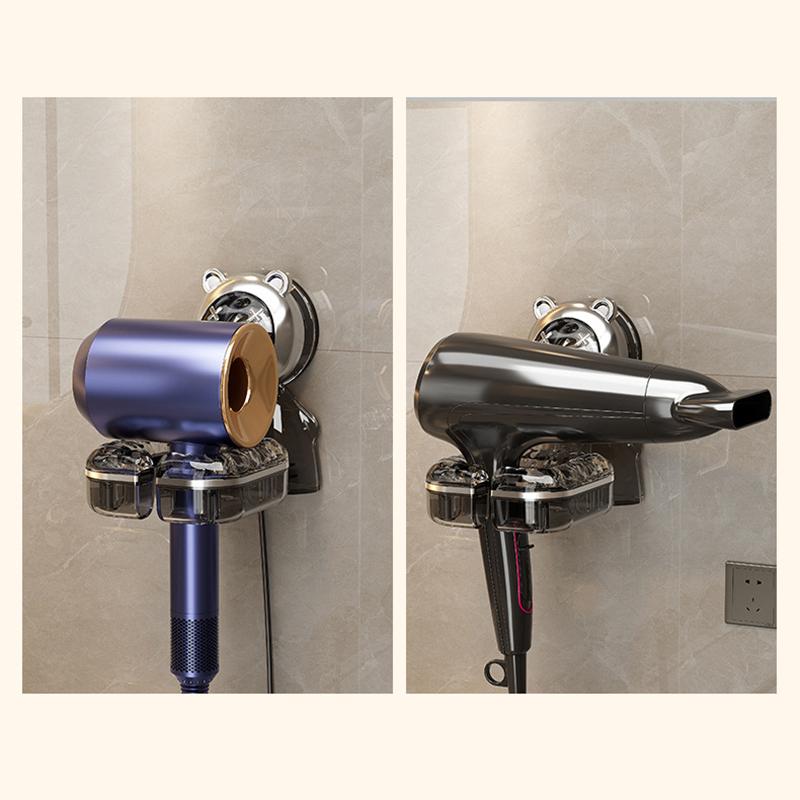 Подставка для фена, неперфорированная полка для хранения, настенная полка для размещения фена, ленивая ванная комната, вешалка для фена