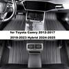 Индивидуальные коврики в салон автомобиля с полным покрытием для Toyota Camry 2012-2017 2018-2023 Гибрид 2024-2025 Аксессуары для интерьера