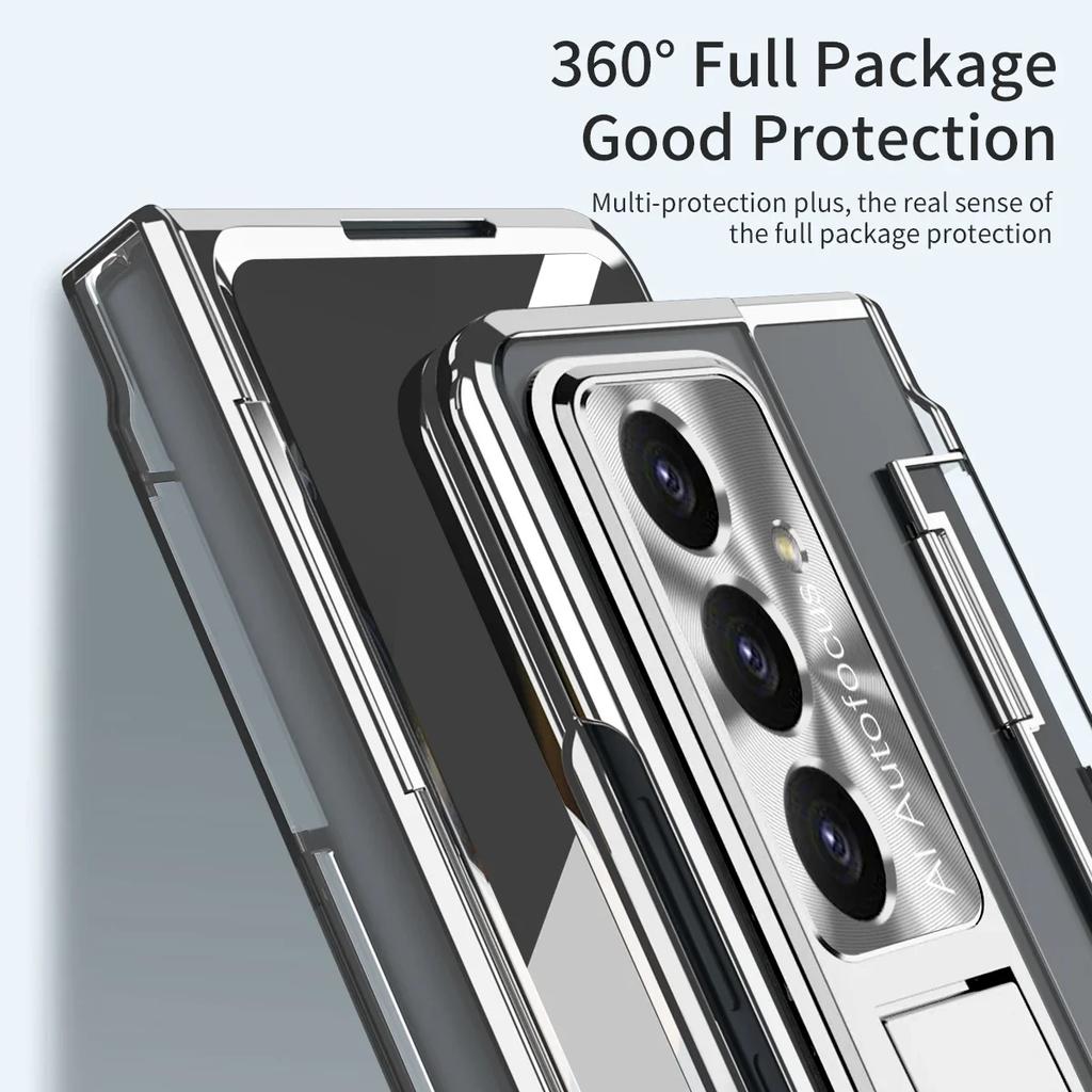 Чехол для телефона с защитой экрана для Samsung Galaxy Z Fold 7 6 5 4 3 Fold6 Fold5 Защитная крышка для шарнира