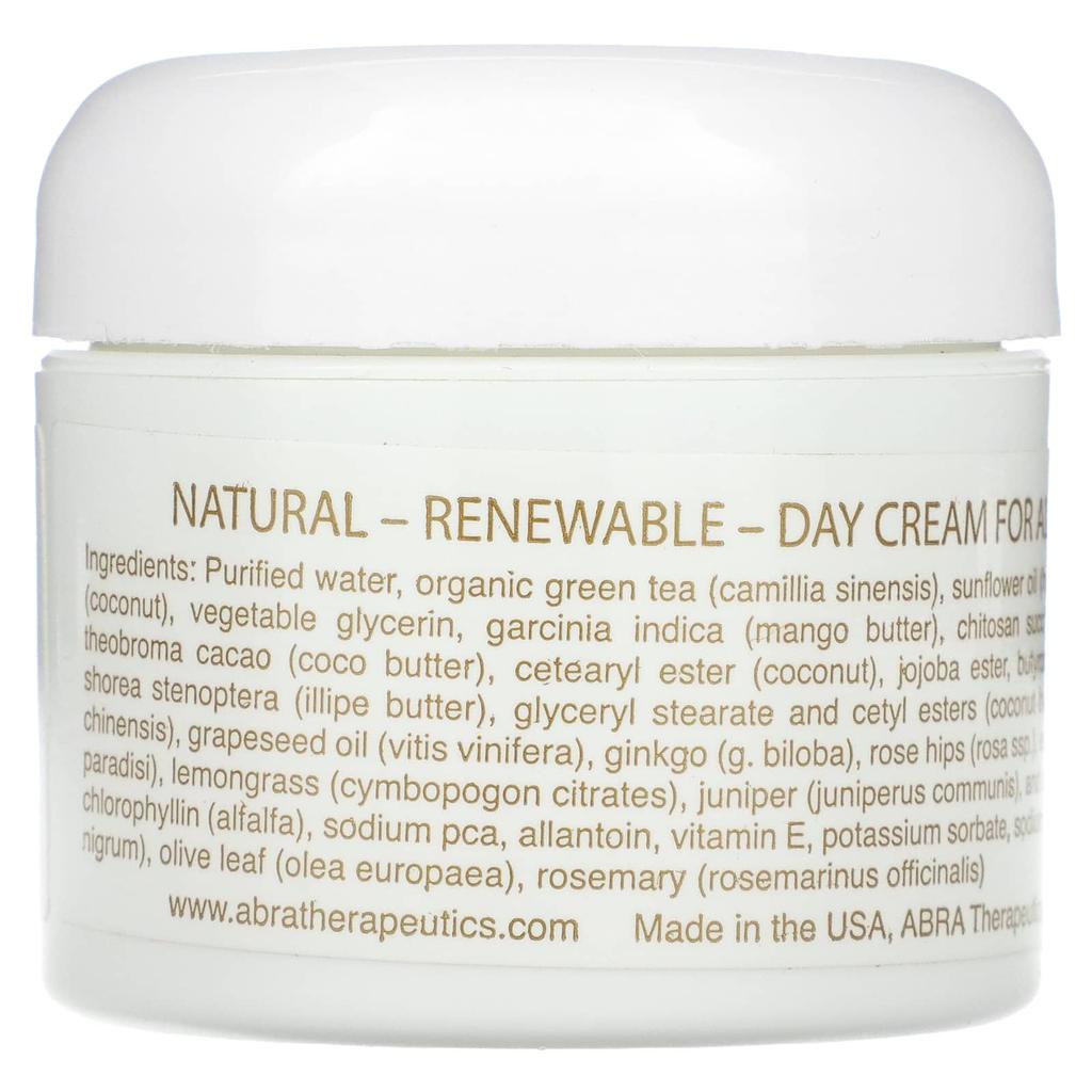 Abra Therapeutics, Дневной защитный крем, 2 унции (56g)