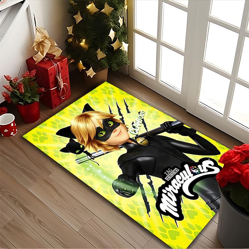 1pc Ladybug Rug, Comfortable Printed Home Area Carpet, Cozy Office Chair Rug