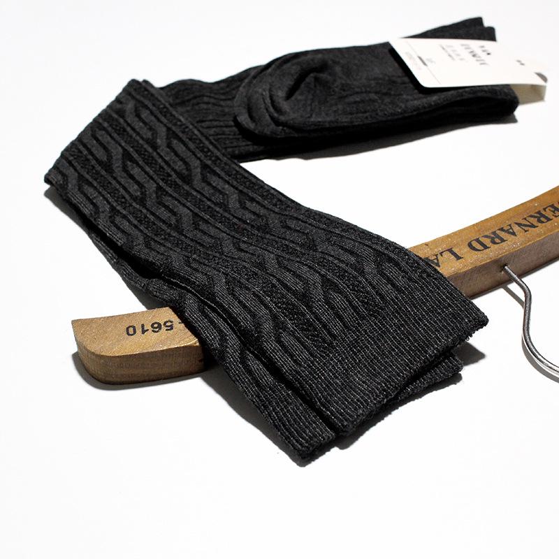 Японские высокие гетры с кружевом, вязаные крючком, выше колена, хлопковые носки и гетры для женщин